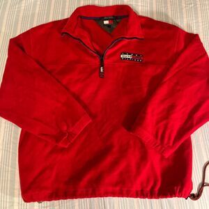 Tommy-Hilfiger Outdoors Vintage 1990s Red Men's Sweater